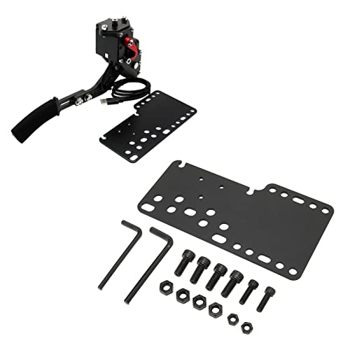 Zunate Freno de Mano USB, Soporte de Tarjeta SIM de Freno de Mano de Juego USB de 14 bits para Juegos de Carreras G27 G25 G29 T500 T300