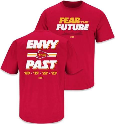 Fear The Future T-Shirt for K C Football Fans (SM-5XL) (Short Sleeve, Medium)