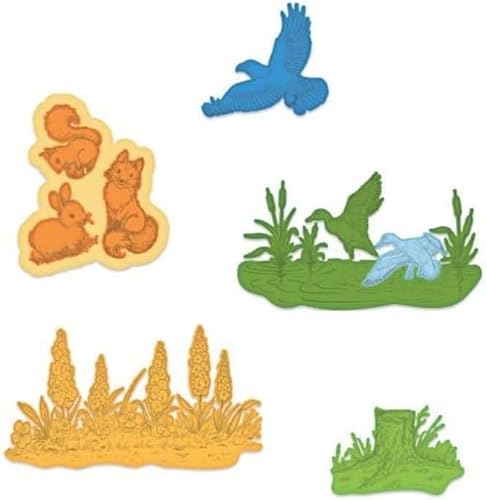 Miniatura 2 de HEARTFELT CREATIONS HCD1-7270 Troqueles para cortar y repujar, crea una "naturaleza escapar" de 1 a 3,25 pulgadas