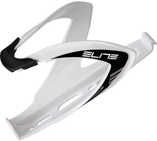 Elite Custom Race White/Black Accents Bottle Cage by Elite SRL