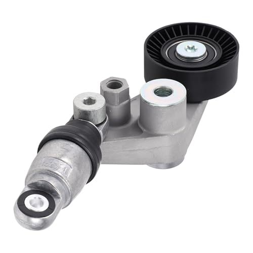 A ABSOPRO Belt Tensioner Drive Belt Tensioner Pulley Assembly for Ssangyong Rexton 2001-2013 No.6652000270 Metal 1 Pc