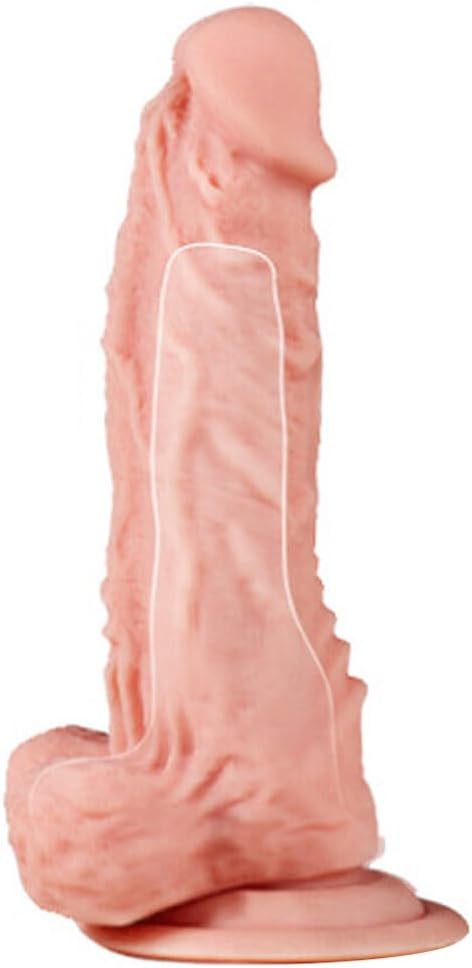 Honeypleasures 7 inch Hollow Strap-On Dildo for Men with Small Penis or ED Problems adds Length and Girth, Harness fits Waist Size 26" - 40"