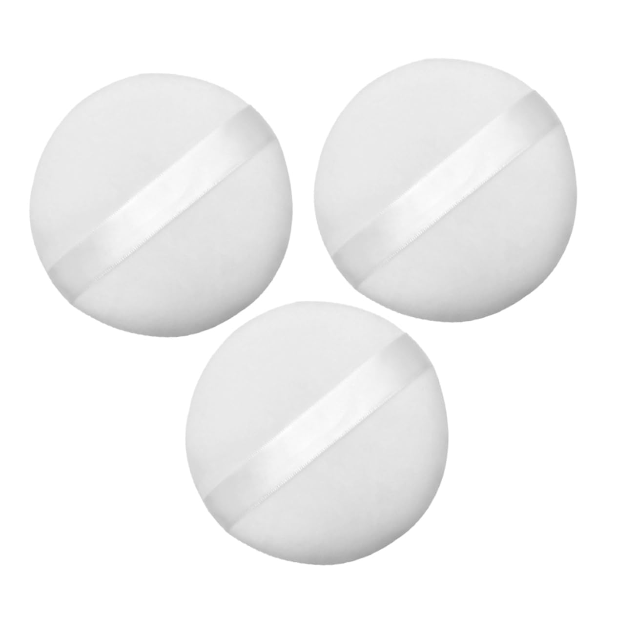CALLARON 3pcs Large Fluffy Cotton Powder for Gentle Face Body Powder Application