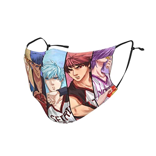 人気 マスク黒子のバスケ (3) 子供 成人サイズ 超快適 通気性 息ラクラク 息苦しくないマスク 調節可能 立体構造 男女兼用 繰り返し 洗える 再利用可能です