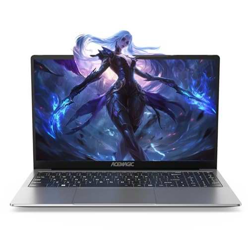 ACEMAGIC Laptop Computer, 16GB DDR4 512GB SSD, 15.6 Inch Windows 11 Laptop with Quad-Core N95(Up to 3.4GHz), Metal Shell, BT5.0, 5G WiFi, USB3.2, Type_C, Webcam, 38Wh Battery