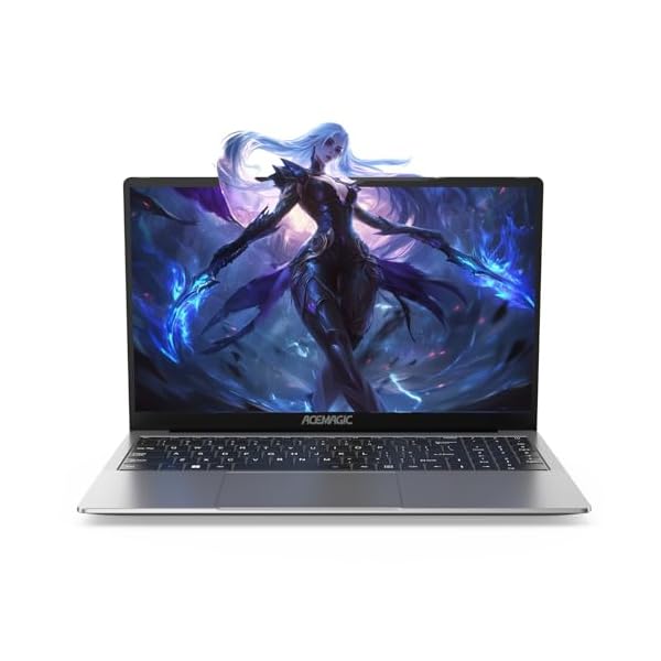 ACEMAGIC Laptop Computer, 16GB DDR4 512GB SSD, 15.6 Inch Windows 11 Laptop with Quad-Core N95(Up to 3.4GHz), Metal Shell, BT5.0, 5G WiFi, USB3.2, Type_C, Webcam, 38Wh Battery