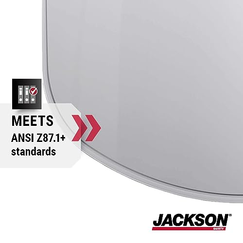 Jackson Safety Face Shield Window for Jackson Safety Headgear, 9" x 15.5" x 0.06", Propionate, Unbound, Clear (Case of 12), 29084 - Thumbnail 5
