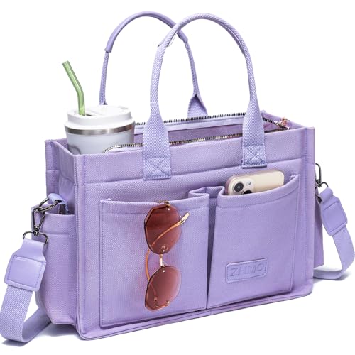 ZHMO Canvas Tote Bag for Women,Women's Bags Crossbody Bags Work