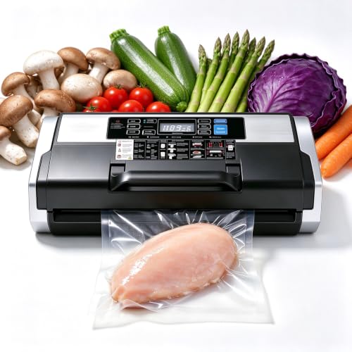 10 Best Vacuum Sealers With Built-In Cutter for 2026 3 95KPa Commercial Sealer with Double Heat Seal