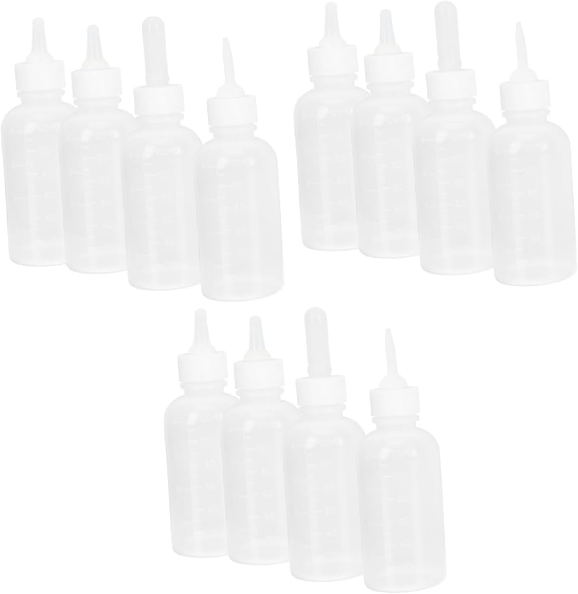 Toddmomy 12pcs Dog Cat Feeder Bottle Kitten Puppy Milk Bottle for Newborn Pets Compact Design