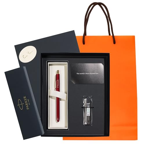 きざむ ボールペン 高級 名入れ PARKER ソネット マルチファンクション 10特盛ギフトセット 多機能ペン (レッド)