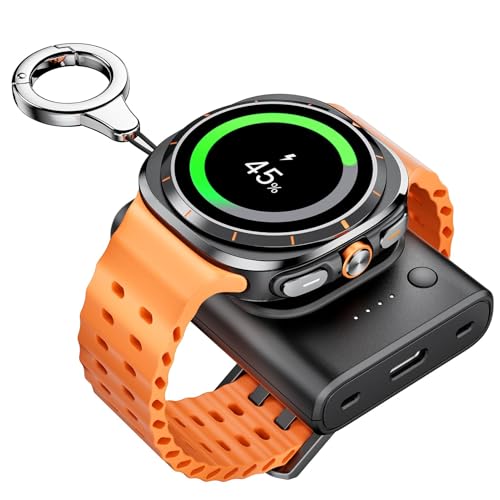 ¿Accesorios para smartwatch? ideas que pueden mejorar su funcionalidad 23 Phelinta para Cargador de Reloj Samsung, Cargador portátil para el Galaxy Watch