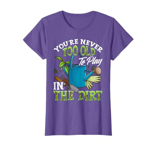 Gardening T Shirt Men Women Gardener Gift Funny Gardening T-Shirt