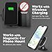 VENA vCommute for iPhone 16 Pro Max Wallet Case, [Military Grade Drop Protection] Flip Leather Cover Slot Card Holder with Kickstand - Black
