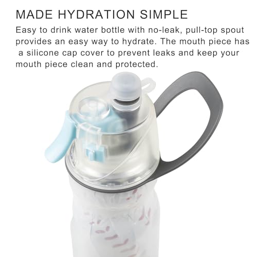 Efilneerg Baseball Accessories Water Bottles Gifts For Boys Girls Softball Sports Water Bottle For Kids School 20 Oz Insulated Mist And Sip Waterbottle thumb #1
