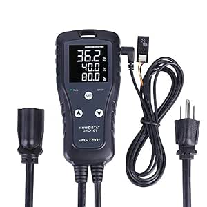 Digiten Digital Humidity Controller Humidistat with High Accuracy Sensor for Dehumidifier and Humidifier