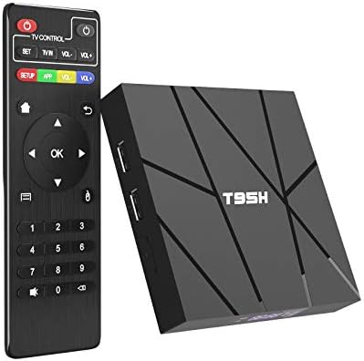 T95H Android TV Box 10.0 2GB RAM 16GB ROM Smart TV Box Allwinner H616 Quad-core 6K TV Box with 64bit,H.265, 3D, 2.4G WiFi, 10/100M Ethernet