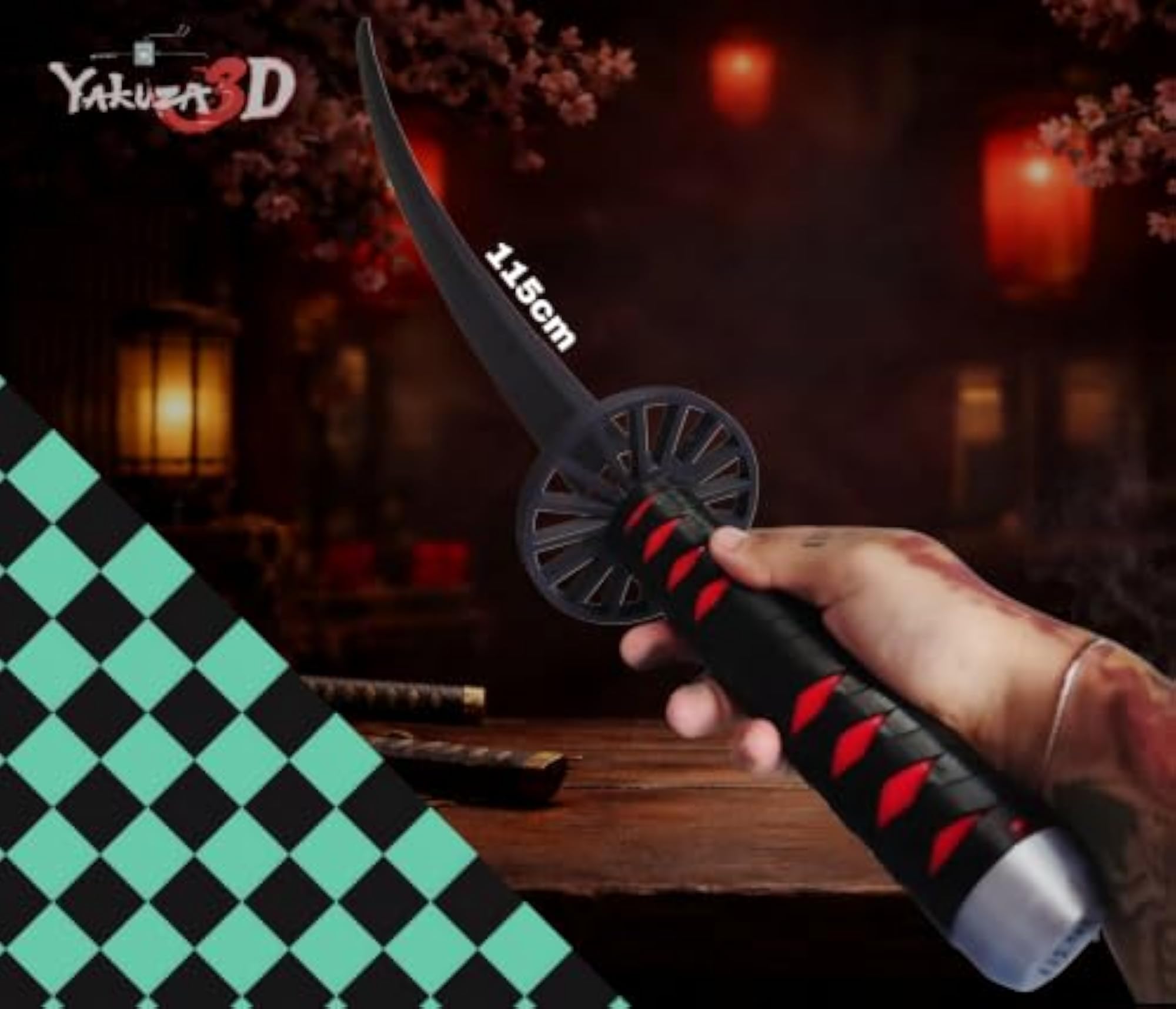 Demon Slayer Katana Tanjiro Kamado Replica Sword Toy
