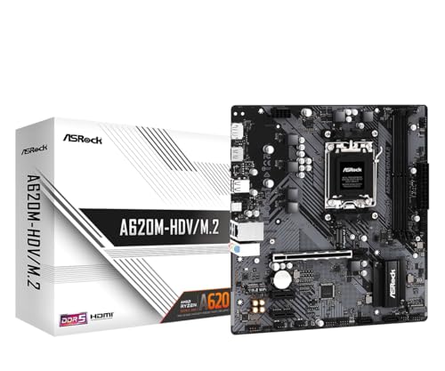 Asrock A620M-HDV/M.2 AMD A620 Emplacement AM5 micro ATX - Mouse gaming