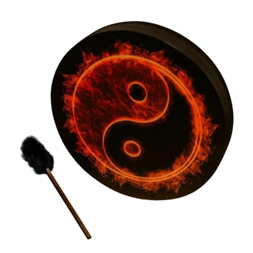 Juego de tambor chamán, diseño hecho a mano, tambor chamán, producción hecha a mano, tambor chamán, tambor vivo, meditación, decoración, música