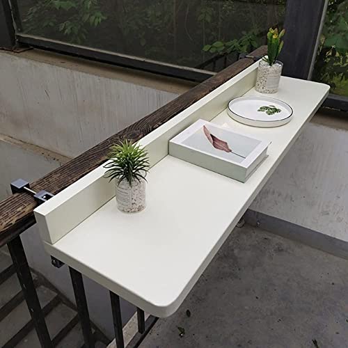 Mesa auxiliar plegable de terraza para desayunos y teletrabajo