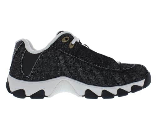 Image of K-Swiss Men's ST329 CMF Sneaker, Wide Tennis Walking Shoes Leather Upper | Court Inspired, Tennis Heritage, Comfort Soft Cushioning, Arch Support,Wide Feet fit, Chunky Silhouette, Classic Style.