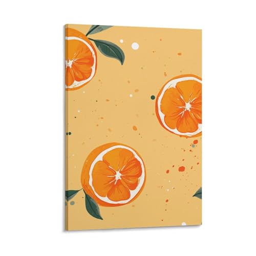 Toile murale dessin animé orange pour sublimer votre chambre