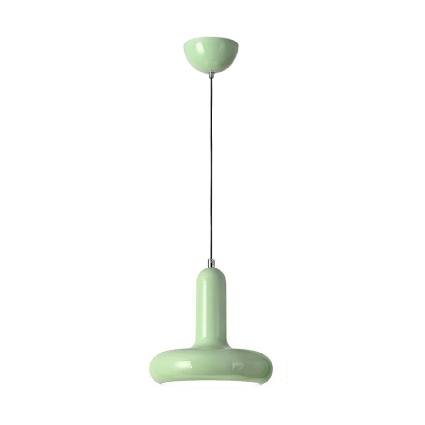 Suspension industrielle verte E27 de 20 cm pour plafond de loft - 7