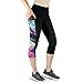 VS Capri - Leggings Deportivos con Bolsillo para el teléfono móvil, 3 Bolsillos Laterales, 3/4 Leggins, para el móvil, Las Llaves, Tarjetas de crédito y Otros Mallas Deportivas para Fitness