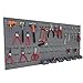 Metal Workshop Pegboards, 16x24 Inches Heavy Duty Garage Wall Organization Boards, 3 Packs Display Panels, for Utility Room Home