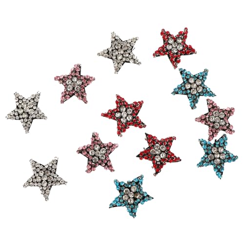 Patches thermocollants étoile strass brillants pour customisation applique vêtement