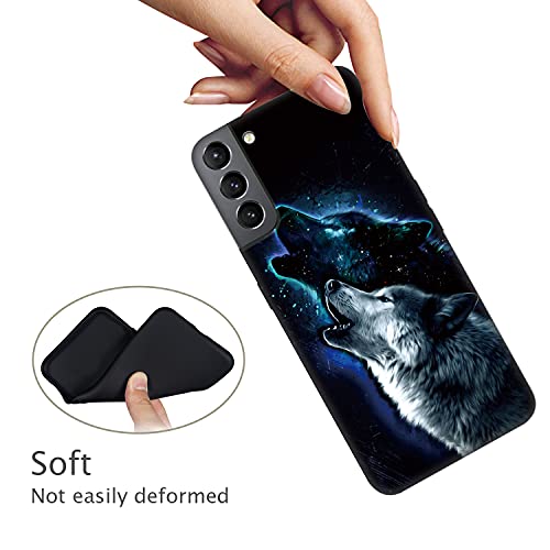 HopMore Nero Cover per Samsung Galaxy S21 Plus 5G