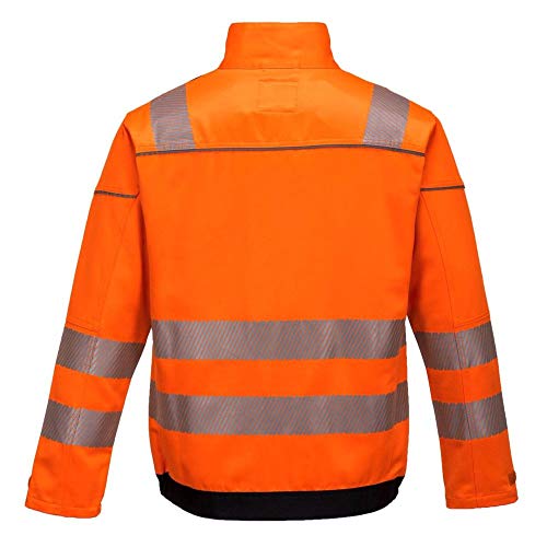 Portwest PW3 Hi-Vis Work Jacket, Size: M, Colour: Yellow/Black, T500YBRM - Image 4