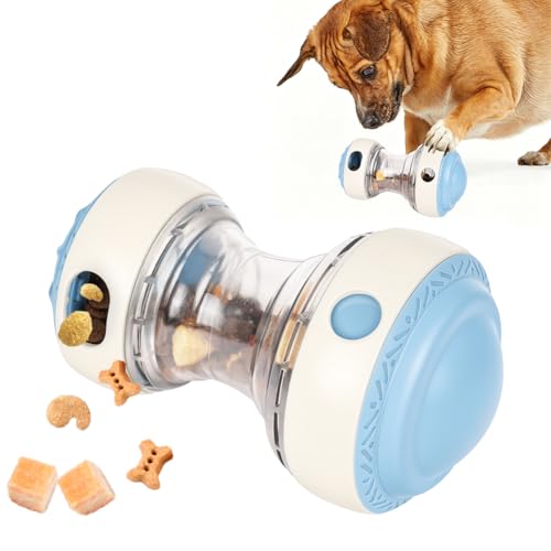 OFFCUP Intelligenzspielzeug für Hunde, 9.5×7.5cm Futterball Hundespielzeug Interaktives zur Slow Feeder, Intelligenz Lernspielzeug Snackball für Kleine und Mittlere Hunde Katzen