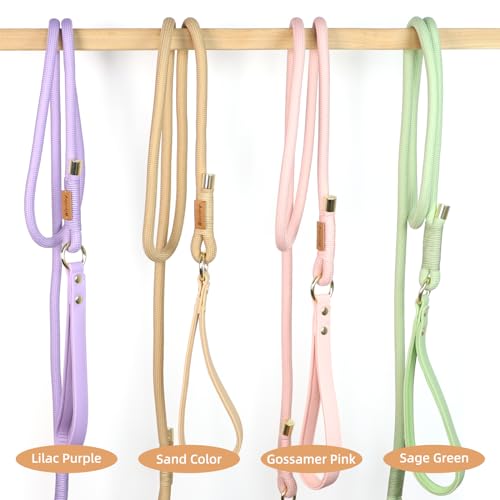 Wisedog Dog Leash for Small Dogs, 6FT Lightweight Rope Leash with PVC Soft Padded Handle, Rustproof 360°Swivel Buckle Heavy Duty for Medium & Large Dogs (Gossamer Pink) by Wisedog - Image 7