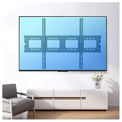 Feste TV-Wandhalterung mit niedrigem Profil für die meisten 55-90-Zoll-LED-LCD-OLED-Plasmafernseher - Ultra Slim Fix TV-Halterung mit