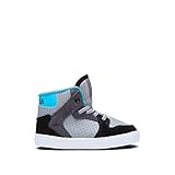 supra shoes femme  toddler vaider grey turquoise white - Couleur - Gris, Pointure enfant - 25.5