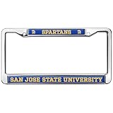 San Jose State Spartans Full Size Standard License Plate Metal Frame