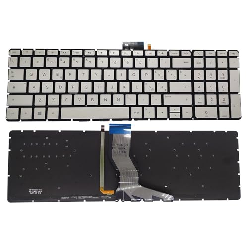 Clavier rétroéclairé HP Pavilion 15-CC de rechange italien 798954-b31 X360