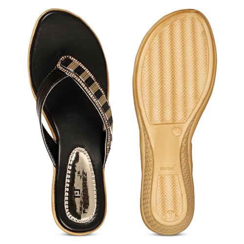 Image of Footshez womens F-1292-black 42Fashion Slippers
