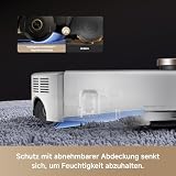 Mova Robot aspirateur Z60 Ultra Roller Complete avec Fonction d'essuyage, Nettoyage HydroForce, Technologie AutoShield, boîtier LiftPro et système StepMaster 2.0, Puissance d'aspiration 28 000 Pa - 5