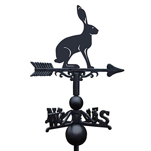 Black Country Metal Works Weathervane Hare Cast Iron - Standard