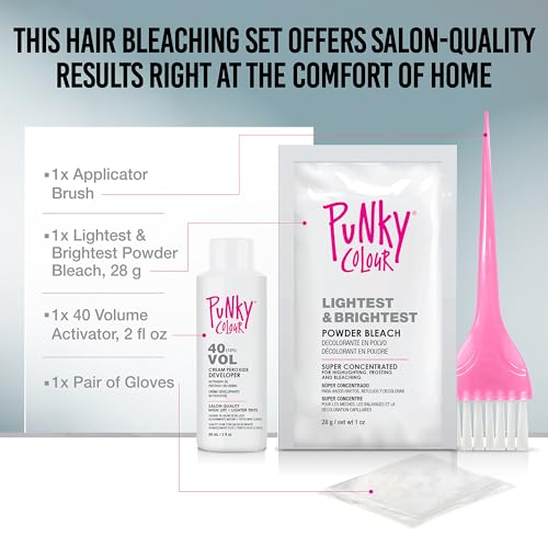Punky 014608660368 Colour Lightning Fast 40 Vol Bleach Kit thumb #2