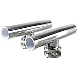Se puede montar en rieles verticales u horizontales - Ajustable para rieles de 21 mm (7/8 ") a 25 mm (1") de diámetro