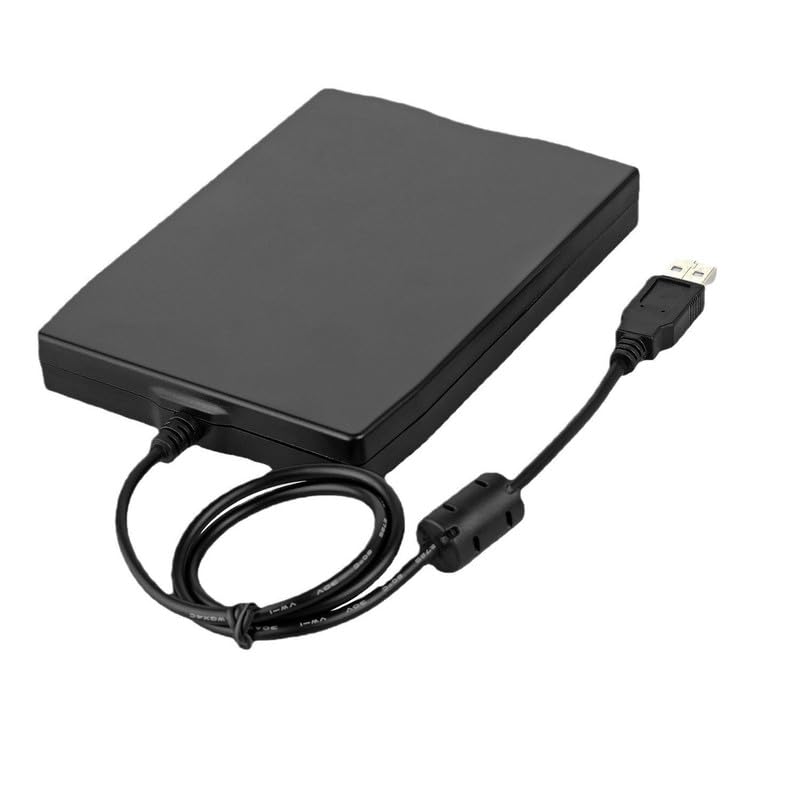 USB Portable Floppy Disk Drive 1.44MB 3.5" External Drive for Laptop & PC - Black-image-29