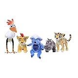 Posh Paws – 20 cm (8") 5 surtidos 3 x Kion, Bunga, Fuli, 2 x Beshte, Ono