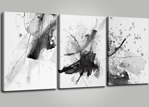 Abstract Black and White Art