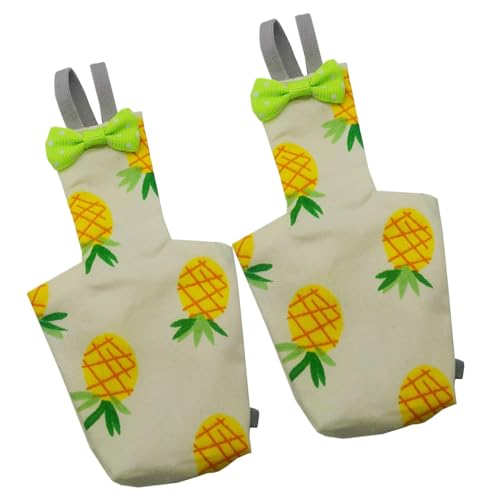 Pañal pequeño de pájaros, pañales para pájaros para loros, Ropa reutilizable pañal loro lavable, 2x Linterías de traje de pañal suave a prueba de fugas Ajustable, suministros para mascotas para periqu