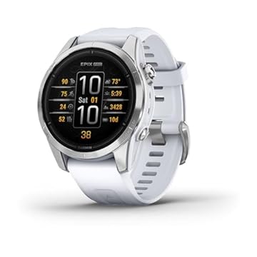 Monitor Cardíaco de Pulso com GPS Garmin Epix Pro Gen 2 42mm Branco EMEA/AUS/NZ/AFR/SA