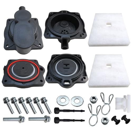 60/80 Air Pump Rebuild Complete Kit for Hiblow HP 80 HP 60 Aerators HP-80-0110 with White Switch by YTXXDEUS